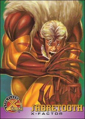 1996 Fleer X-Men Wal-Mart (Base Set) card 18 Sabretooth