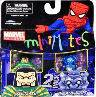 Marvel Minimates figure 105 Modern Mandarin and Dreadnought