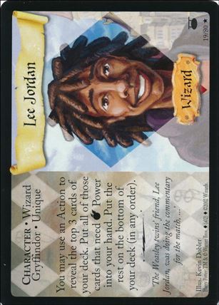 Harry Potter: Diagon Alley (Base Set) card 19 Lee Jordan