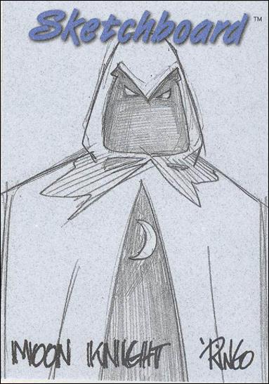 Marvel Creators Collection '98 (Sketchboard Subset) card 16 Moon Knight (Blue)