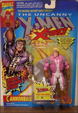 X-Men (X-Force) figure 13 Cannonball (Pink Costume)