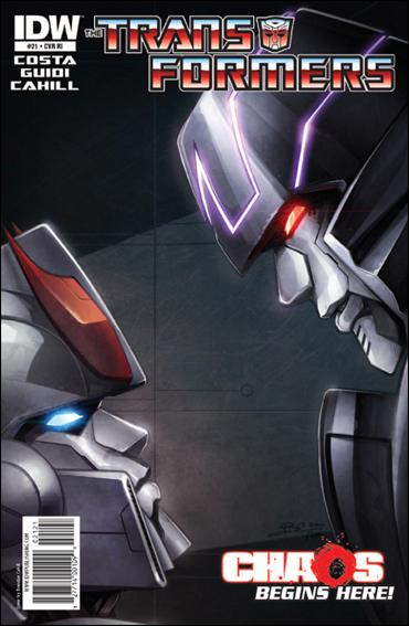 Transformers (2009) issue 21-C Brendan Cahill 1:10 Cover