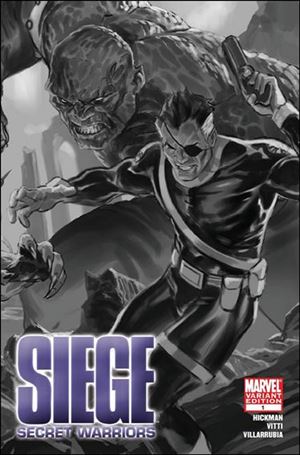 Siege: Secret Warriors issue 1-B Sketch Cover