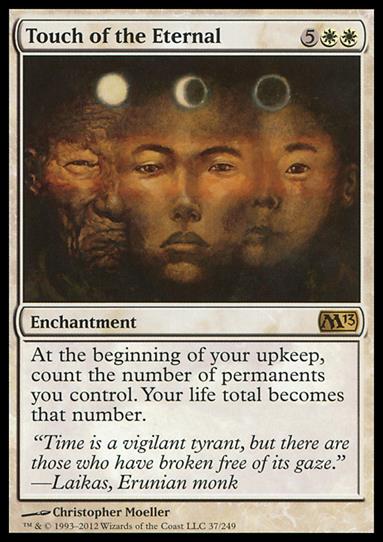 Magic the Gathering: 2013 Core Set (Base Set) card 37 Touch of the Eternal