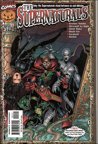 Supernaturals issue 2 Brother Voodoo Mask Insert