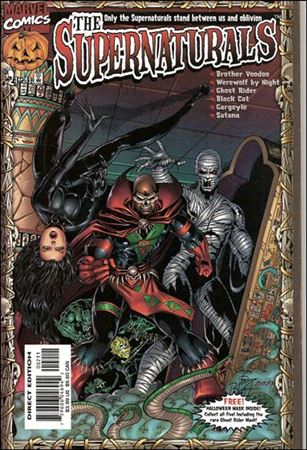 Supernaturals issue 2 Brother Voodoo Mask Insert