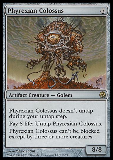 Magic the Gathering: Duel Decks: Phyrexia vs. the Coalition (Base Set) card 16 Phyrexian Colossus