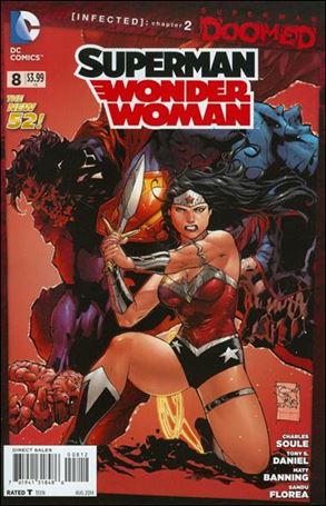 Superman/Wonder Woman issue 8-E Tony Daniel Cover (2nd Printing)