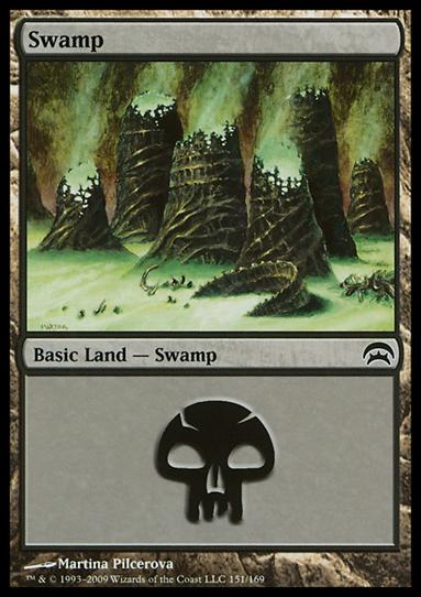 Magic the Gathering: Planechase (Base Set) card 151 Swamp