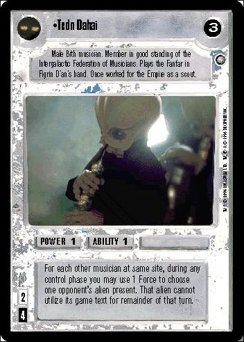Star Wars: Jedi Pack (Base Set) card 8 Tedn Dahai
