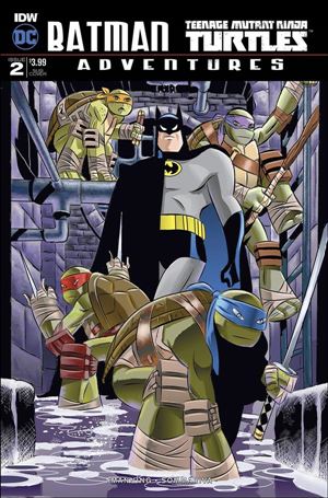 Batman/Teenage Mutant Ninja Turtles Adventures issue 2-B Rick Burchett Subscription Cover