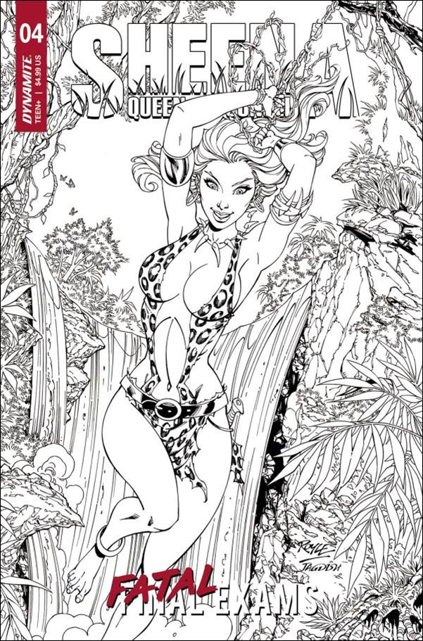 Sheena: Queen of the Jungle (2023) issue 4-F John Royle 1:10 Line Art Cover
