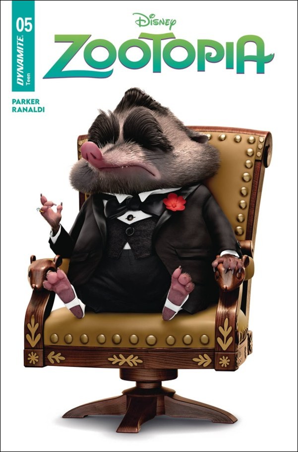 Zootopia (2025) issue 5-E Movie Characters Cover