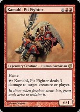 Magic the Gathering: Duel Decks: Heroes vs. Monsters (Base Set) card 16 Kamahl, Pit Fighter