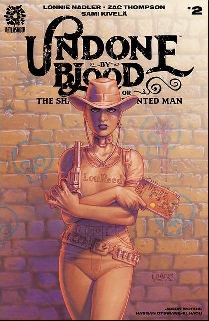 Undone by Blood or the Shadow of a Wanted Man issue 2-B Joseph Michael Linsner Cover