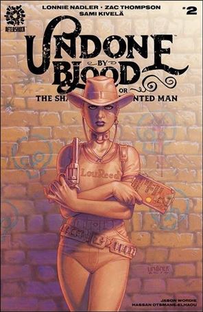 Undone by Blood or the Shadow of a Wanted Man issue 2-B Joseph Michael Linsner Cover
