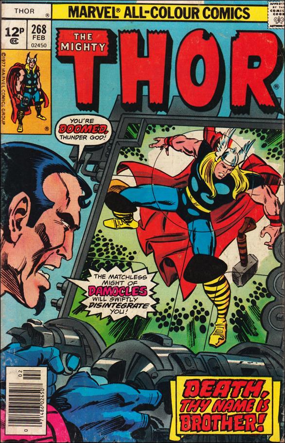 Thor (1966) issue 268-B UK Price Cover