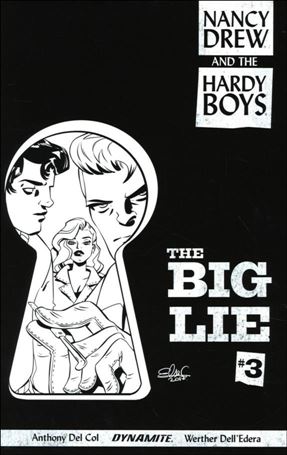 Nancy Drew and the Hardy Boys: The Big Lie issue 3-C Elsa Charretier 1:10 B&W Cover