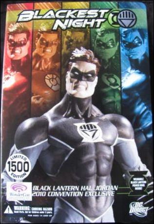 Blackest Night (Exclusives) figure 6 Black Lantern Hal Jordan (WonderCon) 1/1500