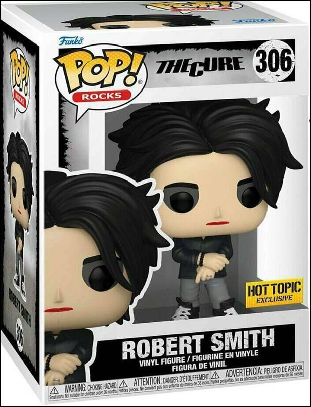 Pop! Rocks figure 306 Robert Smith Hot Topic Exclusive