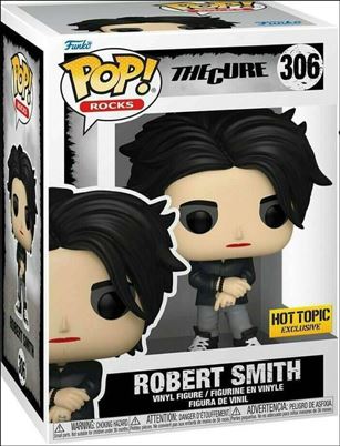 Pop! Rocks figure 306 Robert Smith Hot Topic Exclusive