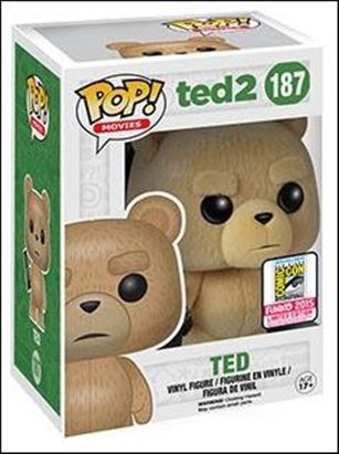 POP! Movies figure 187-B Ted (Flocked) SDCC 2015