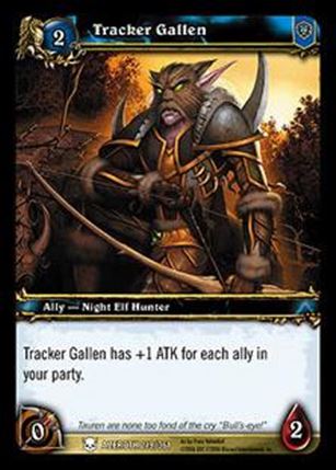 World of Warcraft: Heroes of Azeroth (Base Set) card 219 Tracker Gallen