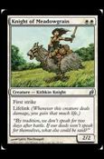 Magic the Gathering: Lorwyn (Base Set) card 28 Knight of Meadowgrain