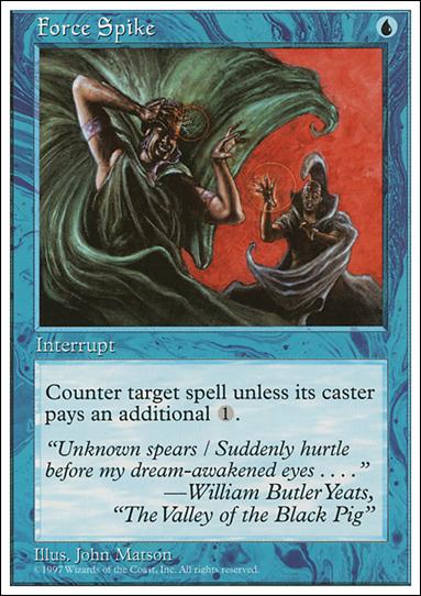 Magic the Gathering: 5th Edition (Base Set) card 88 Force Spike
