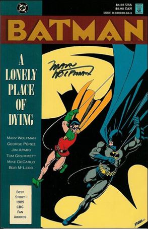 Batman: A Lonely Place of Dying issue 1-C