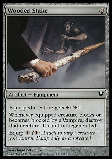 Magic the Gathering: Innistrad (Base Set) card 237 Wooden Stake