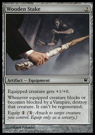 Magic the Gathering: Innistrad (Base Set) card 237 Wooden Stake
