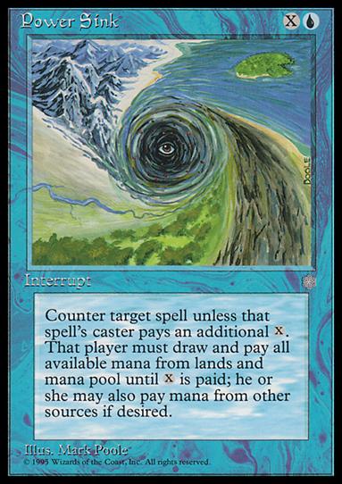 Magic the Gathering: Ice Age (Base Set) card 91 Power Sink