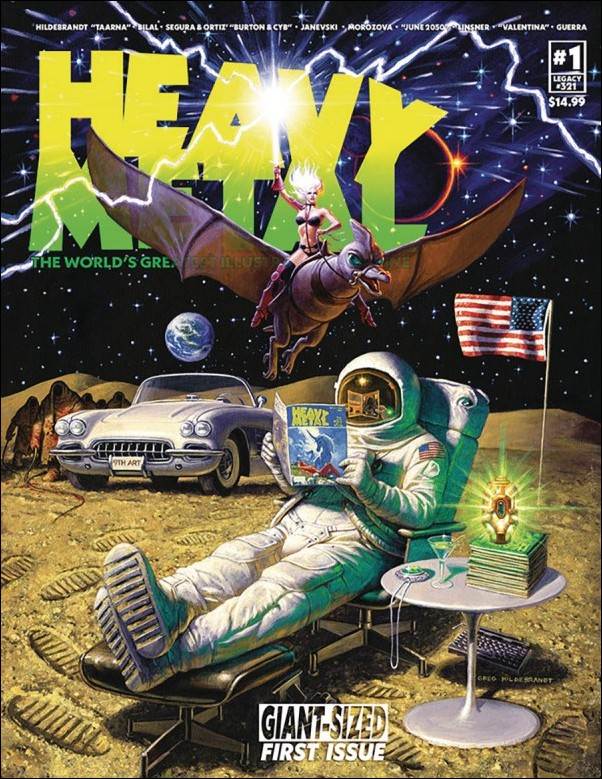 Heavy Metal (2025) issue 1 Greg Hildebrandt Cover
