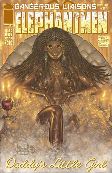Elephantmen issue 19 Standard Cover with Marian Churchland Flipcover