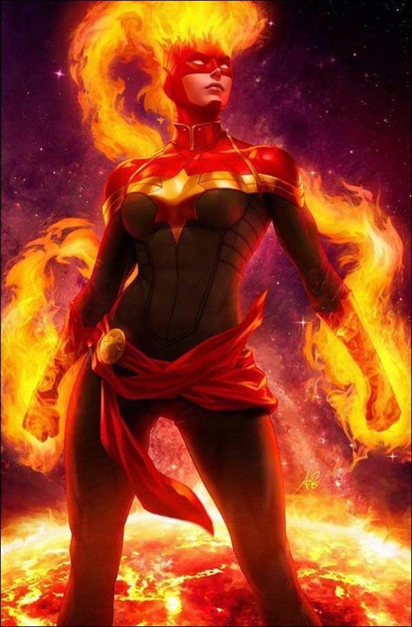 Captain Marvel (2019) issue 1-SD S. Artgerm Lau Artgerm Collectibles Virgin Cover
