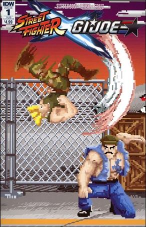 Street Fighter x G.I. Joe issue 1-C Matt Waite 8-Bit Subscription Cover 