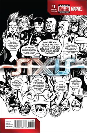 Avengers & X-Men: AXIS issue 1-G Chip Zdarsky 1:Store Deadpool Party Sketch Cover
