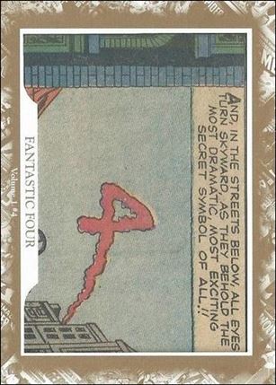 Marvel Beginnings: Series 3 (Ultimate Panel Focus Cut-Comic Subset) card UM-28 Fantastic Four #4 1/54