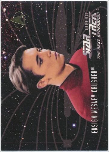 Star Trek: The Next Generation - The Episode Collection Season Four (Base Set) card 419 Ensign Wesley Crusher