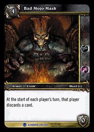 World of Warcraft: Heroes of Azeroth (Base Set) card 281 Bad Mojo Mask