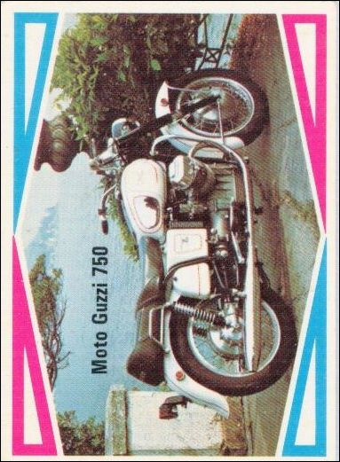 Choppers & Hot Bikes (Base Set) card 35 Moto Guzzi 750