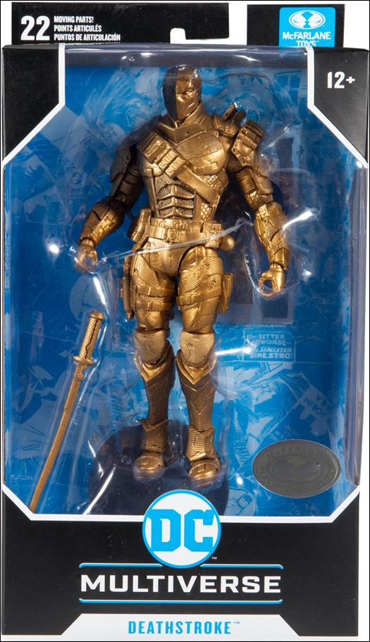 McFarlane DC Multiverse figure Nn25-B Deathstroke (Arkham Origins- Bronze)