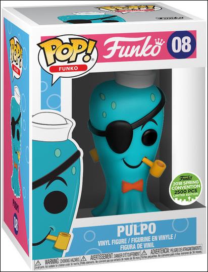 POP! Funko - Fantastik Plastik figure 8-B Pulpo (Blue) 2018 Spring Convention 1/2500