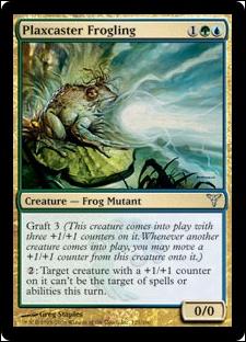 Magic the Gathering: Dissension (Base Set) card 123 Plaxcaster Frogling