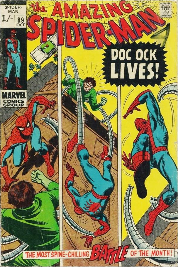 Amazing Spider-Man (1963) issue 89-B UK Price Cover