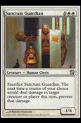 Magic the Gathering: 9th Edition (Base Set) card 40 Sanctum Guardian