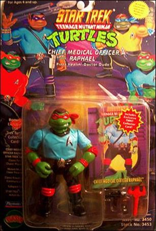 Teenage Mutant Ninja Turtles: Star Trek figure 3 Chief Medical Officer Raphael