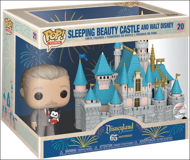 POP! Town figure 20 Sleeping Beauty Castle and Walt Disney