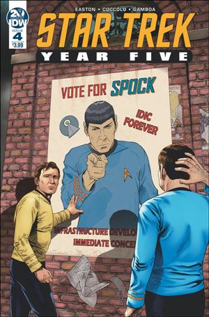 Star Trek: Year Five issue 4 Stephen Thompson Cover